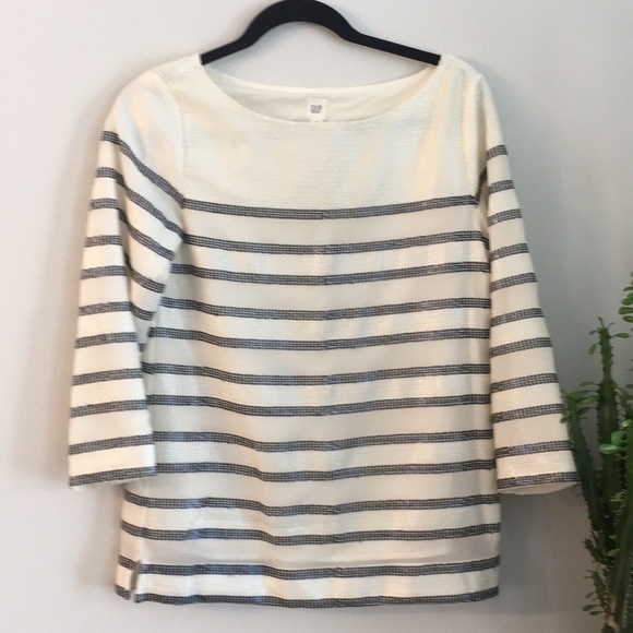 Gap sequin detail stripe top - Picture 1 of 5